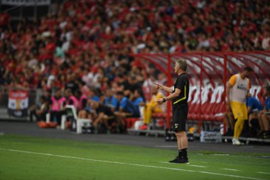 Kallang-Singapur-20jul2019: Manchester OLE Gunnar Solskjaer müdürü