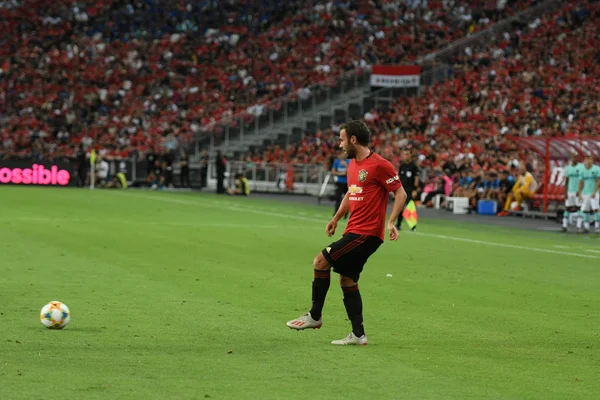 Kallang-singapore-20jul2019: Juan mata # 8 jogador de manchester un — Fotografia de Stock