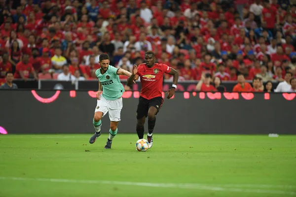 Kallang-Singapore-20jul2019: Paul pogba #6 speler van Manchester u — Stockfoto