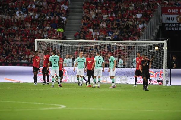 Kallang-Singapore-20jul2019: a Manchester United játékosa, actio — Stock Fotó