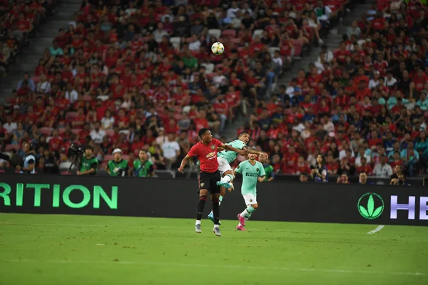 Kallang-singapore-20luglio2019: Anthony martial # 11 player of manche — Foto Stock