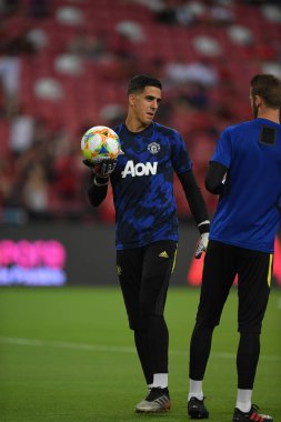 Kallang-Singapur-20jul2019: Joel Pereira #40 Mancheste oyuncusu