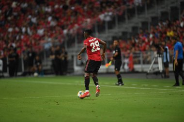 Kallang-Singapur-20jul2019: Aaron WAN-bissaka #29 Manchester oyuncusu