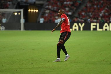 Kallang-Singapur-20jul2019: Ashley genç #18 Mancheste oyuncusu