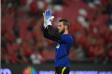 Kallang-Singapur-20jul2019: David de GEA #1 Manchester oyuncusu