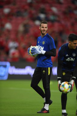 Kallang-Singapur-20jul2019: David de GEA #1 Manchester oyuncusu