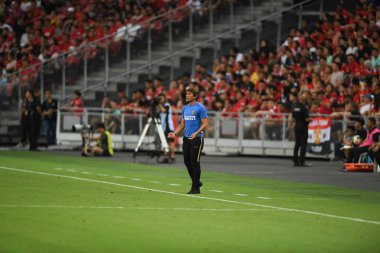 Kallang-Singapur-20jul2019: Antonio Conte Inter Milan müdürü