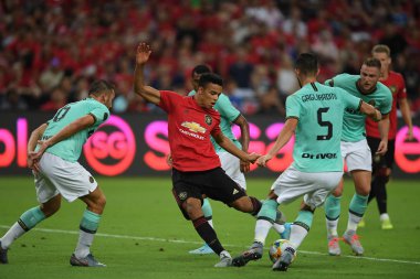 Kallang-Singapur-20jul2019: Mason Greenwood #26 Manche oyuncusu
