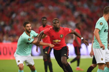 Kallang-Singapur-20jul2019: Paul Pogba #6 Manchester u oyuncusu