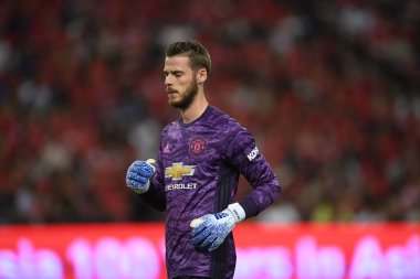 Kallang-Singapur-20jul2019: David de GEA #1 Manchester oyuncusu