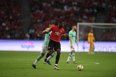 Kallang-Singapur-20jul2019: Paul Pogba #6 Manchester u oyuncusu