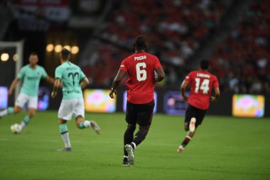 Kallang-Singapur-20jul2019: Paul Pogba #6 Manchester u oyuncusu