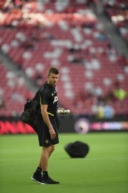 Kallang-Singapur-20jul2019: Michael Carrick personel antrenörü manch