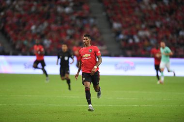 Kallang-Singapur-20jul2019: Marcus Rashford #10 Manche oyuncusu