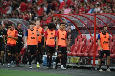 Kallang-Singapur-20jul2019: Manchester United oyuncusu Actio 'da