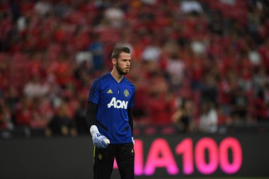 Kallang-Singapur-20jul2019: David de GEA #1 Manchester oyuncusu