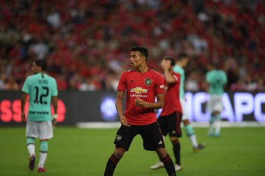 Kallang-Singapur-20jul2019: Mason Greenwood #26 Manche oyuncusu