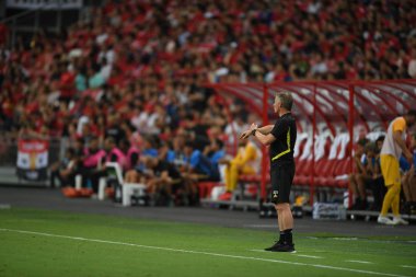 Kallang-Singapur-20jul2019: Manchester OLE Gunnar Solskjaer müdürü