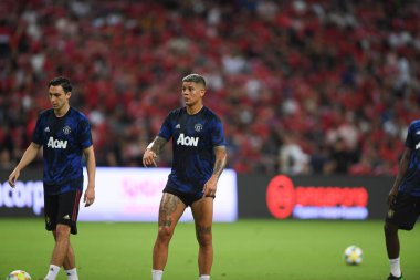 Kallang-Singapur-20jul2019: Marcos Rojo #16 Manchester oyuncusu