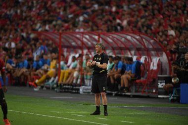 Kallang-Singapur-20jul2019: Manchester OLE Gunnar Solskjaer müdürü