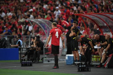 Kallang-Singapur-20jul2019: Phil Jones #4 oyuncu Manchester u