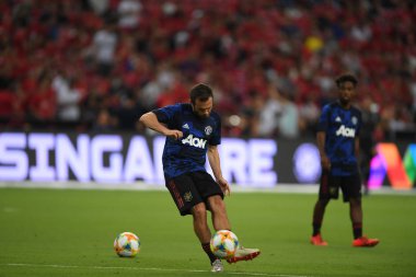 Kallang-Singapur-20jul2019: Juan Mata #8 oyuncu Manchester un