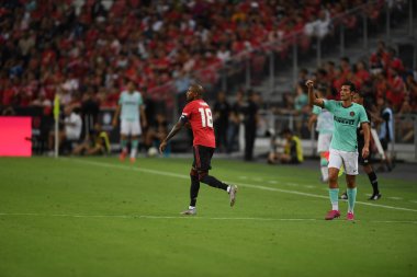 Kallang-Singapur-20jul2019: Ashley genç #18 Mancheste oyuncusu