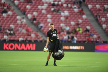 Kallang-Singapur-20jul2019: Michael Carrick personel antrenörü manch
