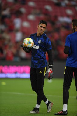 Kallang-Singapur-20jul2019: Joel Pereira #40 Mancheste oyuncusu