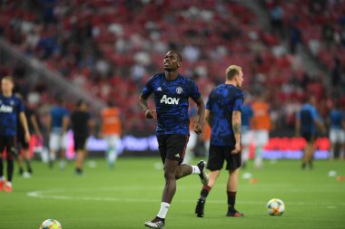 Kallang-Singapur-20jul2019: Paul Pogba #6 Manchester u oyuncusu