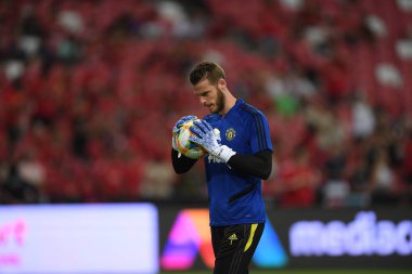 Kallang-Singapur-20jul2019: David de GEA #1 Manchester oyuncusu