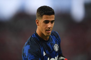 Kallang-Singapur-20jul2019: Joel Pereira #40 Mancheste oyuncusu