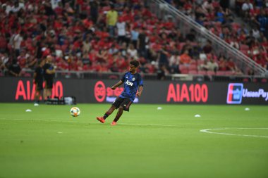 Kallang-Singapur-20jul2019: Manchester United oyuncusu Actio 'da