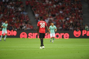 Kallang-Singapur-20jul2019: Axel tuanzebe #38 manchest oyuncusu