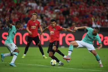 Kallang-Singapur-20jul2019: Mason Greenwood #26 Manche oyuncusu