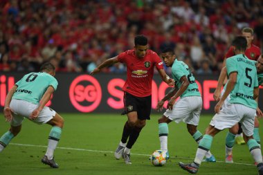Kallang-Singapur-20jul2019: Mason Greenwood #26 Manche oyuncusu