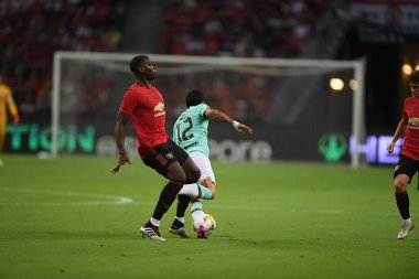 Kallang-Singapur-20jul2019: Paul Pogba #6 Manchester u oyuncusu