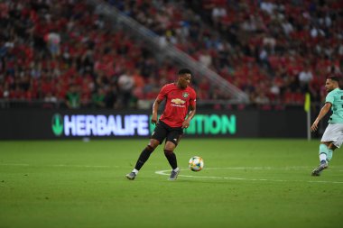 Kallang-Singapur-20jul2019: Anthony Martial #11 Manche oyuncusu