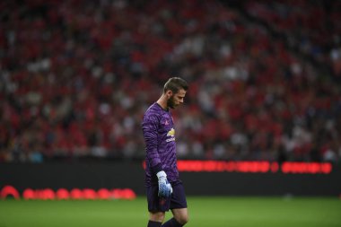 Kallang-Singapur-20jul2019: David de GEA #1 Manchester oyuncusu