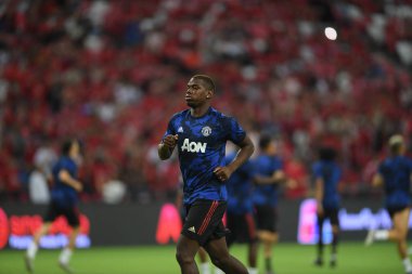 Kallang-Singapur-20jul2019: Paul Pogba #6 Manchester u oyuncusu
