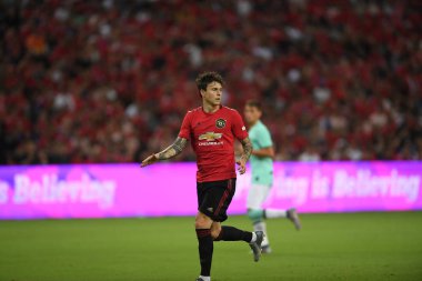 Kallang-Singapur-20jul2019: Victor Lindelof #2 Manches oyuncusu