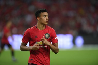Kallang-Singapur-20jul2019: Mason Greenwood #26 Manche oyuncusu