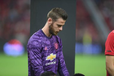 Kallang-Singapur-20jul2019: David de GEA #1 Manchester oyuncusu