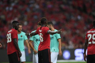 Kallang-Singapur-20jul2019: Paul Pogba #6 Manchester u oyuncusu
