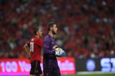 Kallang-Singapur-20jul2019: David de GEA #1 Manchester oyuncusu