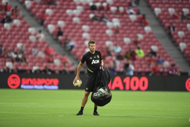 Kallang-Singapur-20jul2019: Michael Carrick personel antrenörü manch