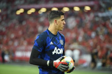 Kallang-Singapur-20jul2019: Joel Pereira #40 Mancheste oyuncusu