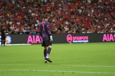 Kallang-Singapur-20jul2019: David de GEA #1 Manchester oyuncusu