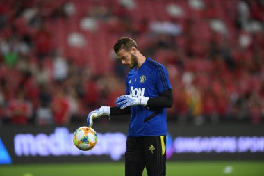 Kallang-Singapur-20jul2019: David de GEA #1 Manchester oyuncusu