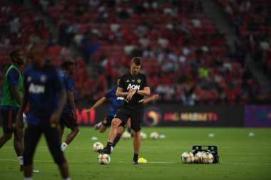 Kallang-Singapur-20jul2019: Michael Carrick personel antrenörü manch
